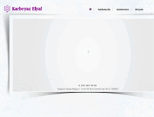 Tablet Screenshot of denizlielyaf.com